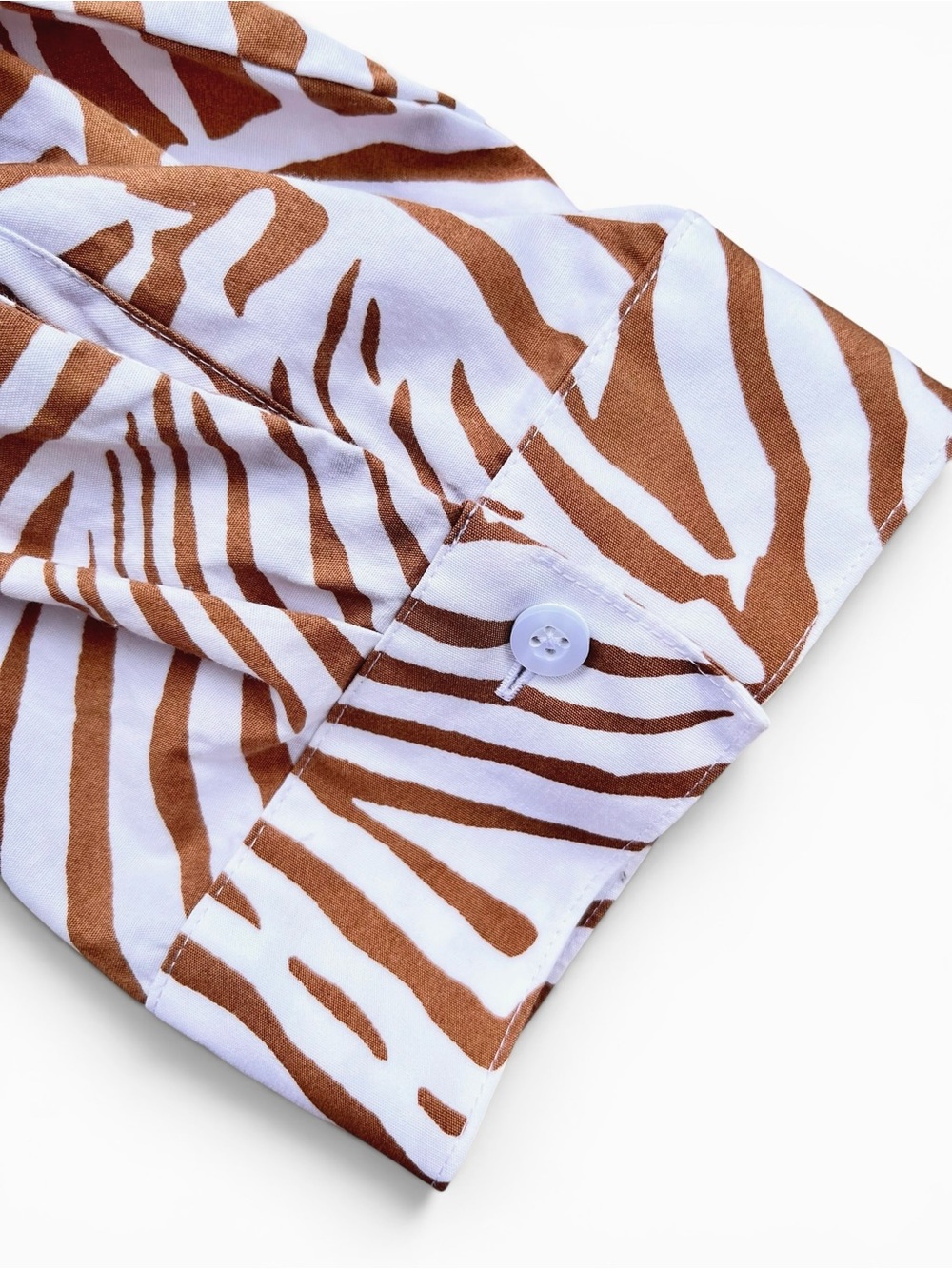Chico's 3-Piece Outfit: Rust Linen Jacket (XL) Zebra Shirt (XL) Juliet Pants (L) - Picture 10 of 16